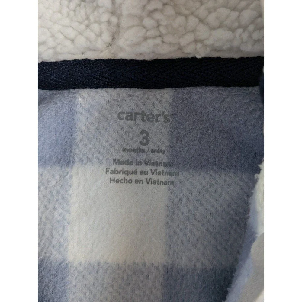 Carter's Hooded Fleece Suit, 3M
